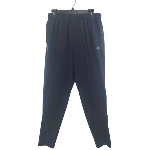 Champion men's Knit Pants Dark Blue Size M - Picture 1 of 11